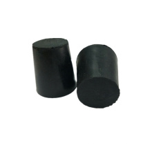 Black high temperature soft silicone tapered rubber plug 19*14*26